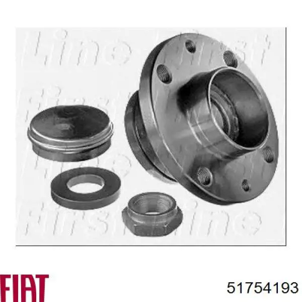 Comprar 51754193 Fiat/Alfa/Lancia Cubo de rueda, Eje trasero
