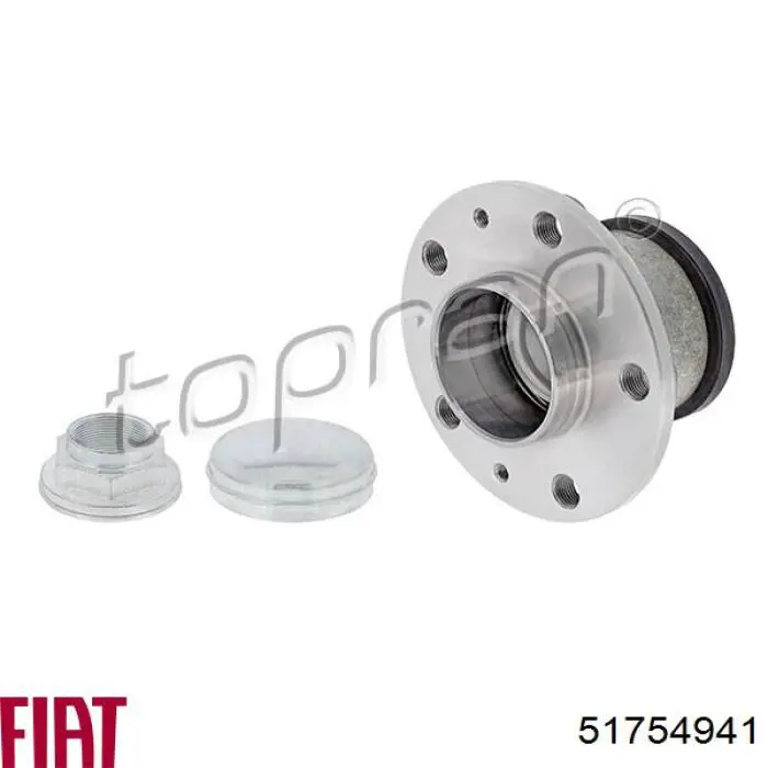 51754941 Fiat/Alfa/Lancia Buje de rueda trasero