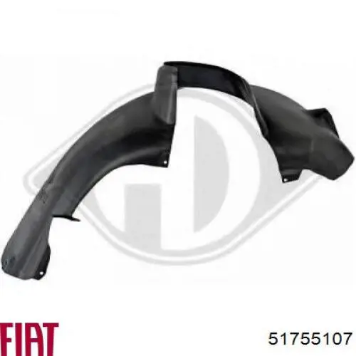 Guardabarros interior derecho, aleta delantera Fiat/Alfa/Lancia 51755107 precio, desde 21,80 EUR