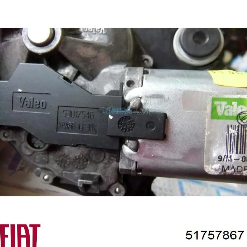 Comprar 51757867 Fiat/Alfa/Lancia Motor limpiaparabrisas, trasera