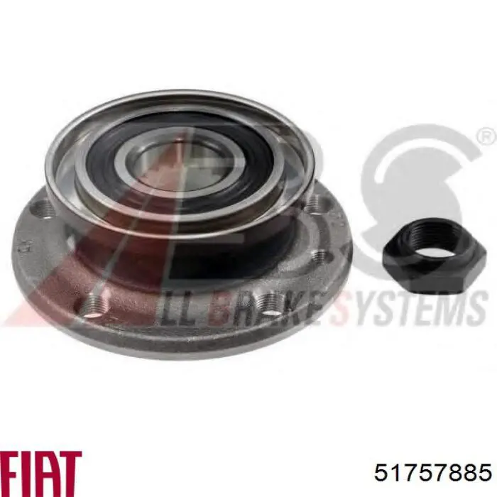 Comprar 51757885 Fiat/Alfa/Lancia Cubo de rueda, Eje trasero