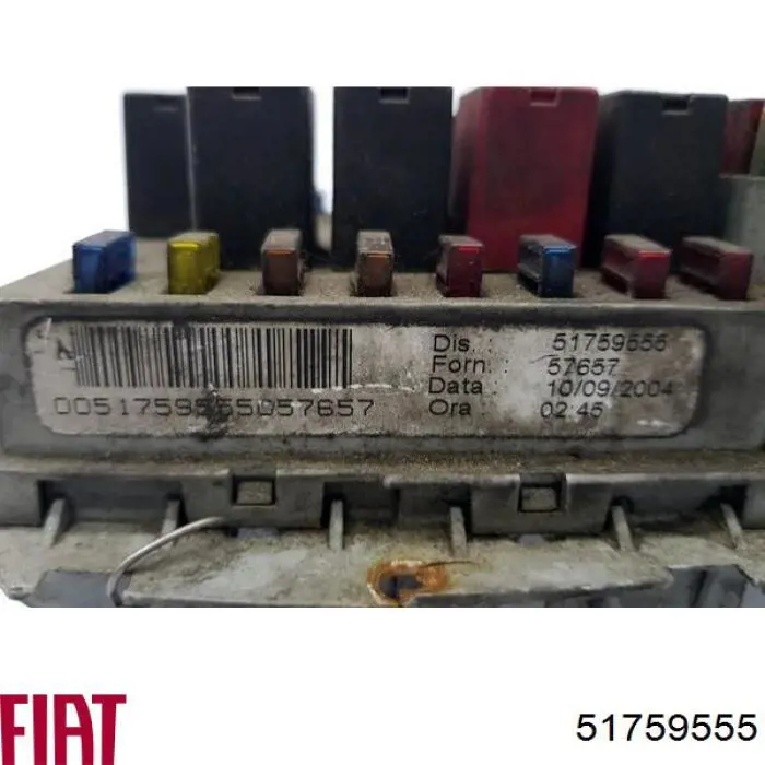 51759555 Fiat/Alfa/Lancia Caja de relés y fusibles