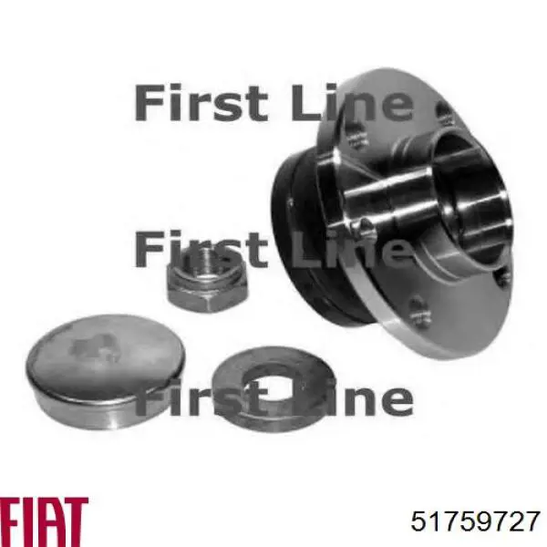 Buje de rueda Fiat/Alfa/Lancia 51759727 precio, desde 48,05 EUR