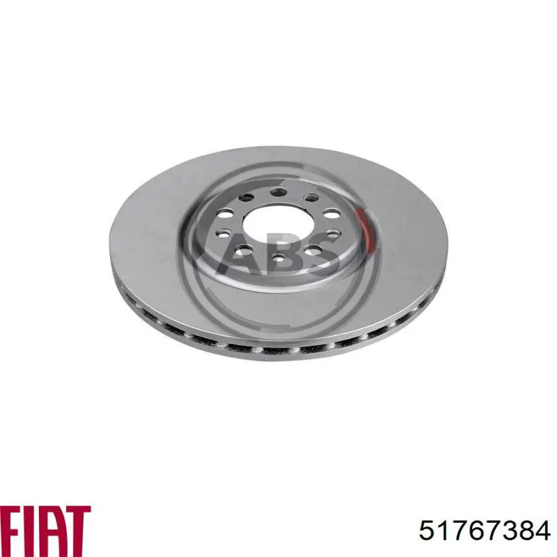 Disco de freno delantero Fiat/Alfa/Lancia 51767384