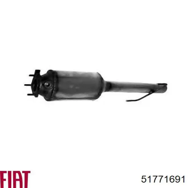 51771691 Fiat/Alfa/Lancia filtro hollín/partículas, sistema escape