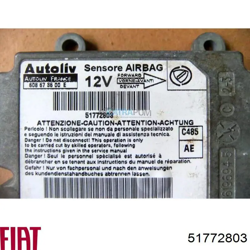 Módulo de control de airbag Fiat/Alfa/Lancia 51772803 precio, desde 72,60 EUR