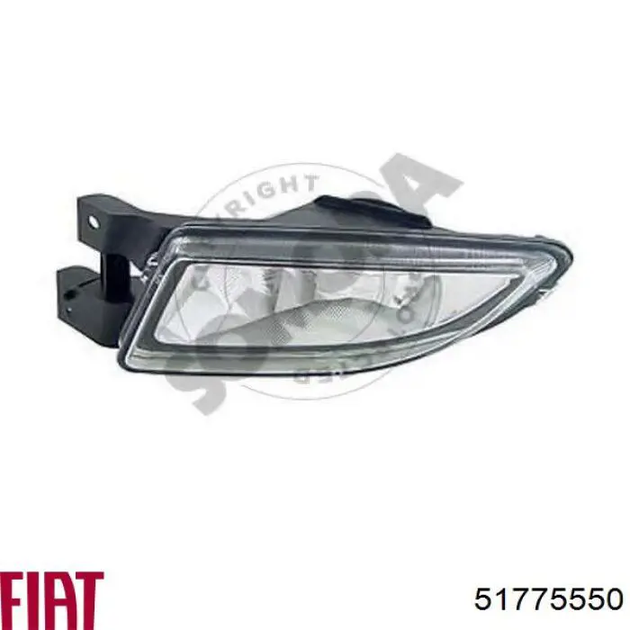 Luz antiniebla izquierda para Fiat Croma (194)