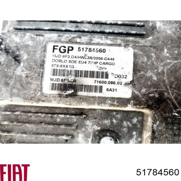 51784560 Fiat/Alfa/Lancia Centralina Del Motor