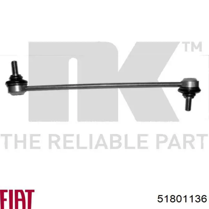Bieleta estabilizadora delantera Fiat/Alfa/Lancia 51801136 precio, desde 10,75 EUR