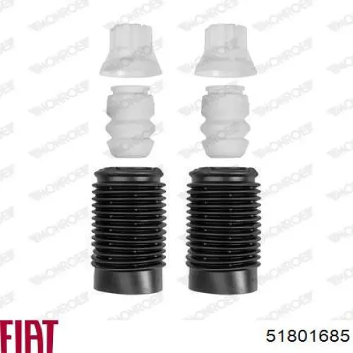 51801685 Fiat/Alfa/Lancia tope de amortiguador trasero, suspensión + fuelle