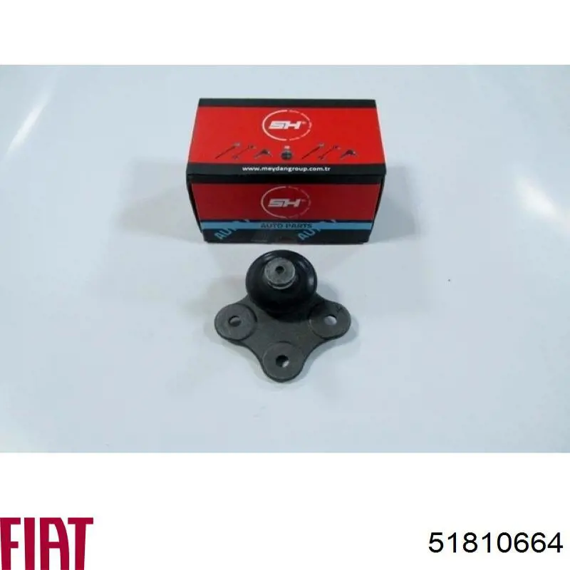 Brazo inferior derecho de la suspensión delantera Fiat/Alfa/Lancia 51810664