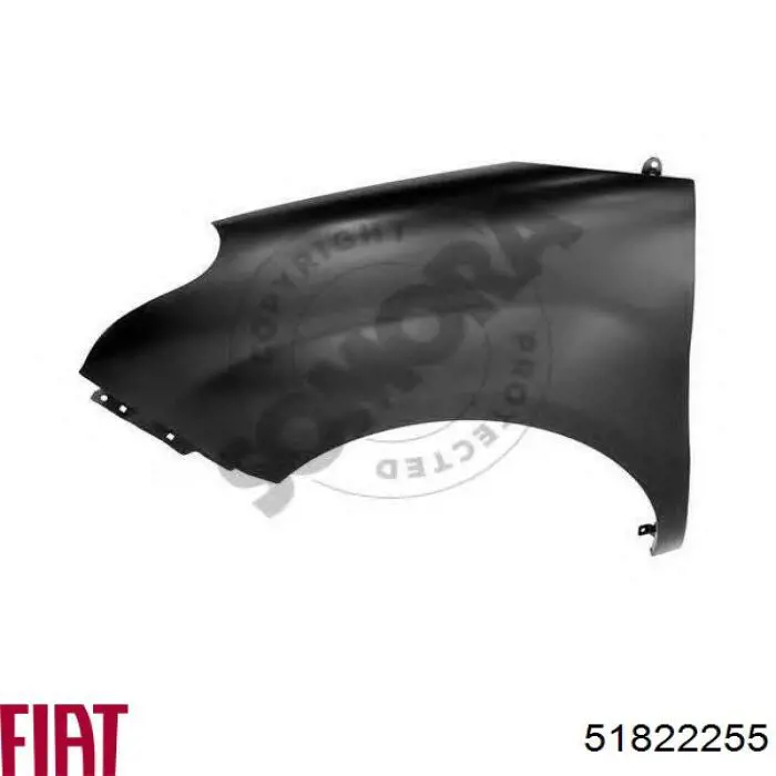 Aleta delantera izquierda Fiat/Alfa/Lancia 51822255 precio, desde 86,95 EUR