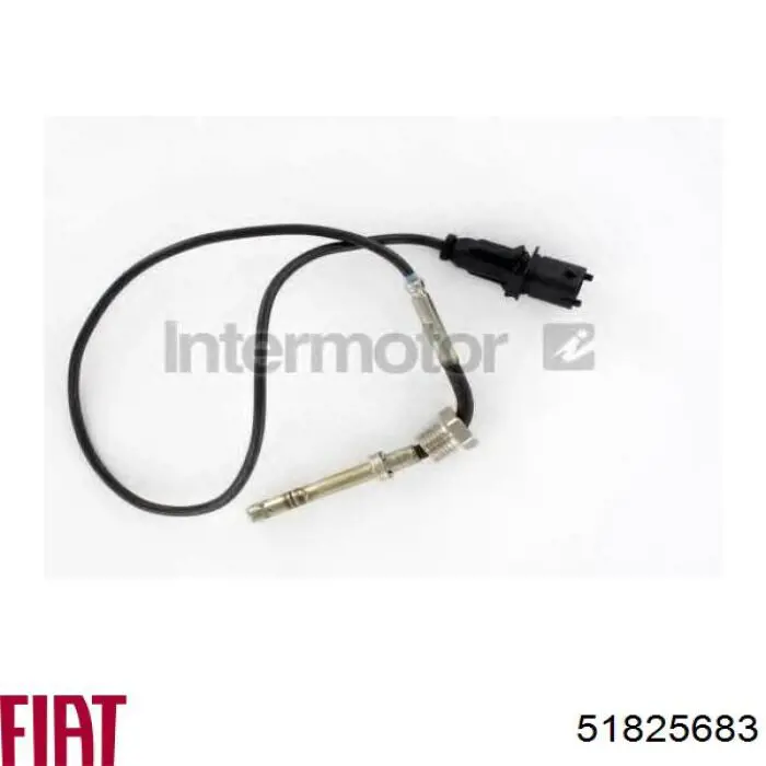 51825683 Fiat/Alfa/Lancia sensor de temperatura, gas de escape, antes de filtro hollín/partículas