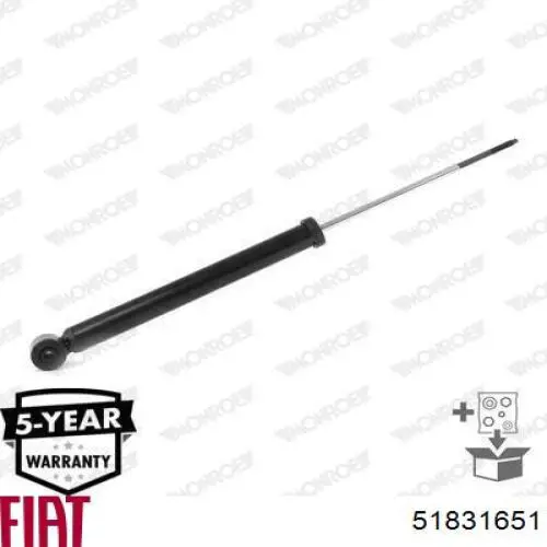 Comprar 51831651 Fiat/Alfa/Lancia Amortiguador trasero