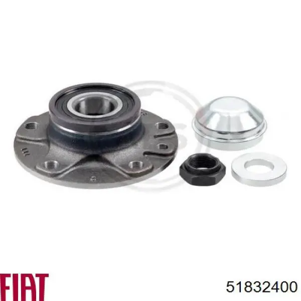 Comprar 51832400 Fiat/Alfa/Lancia Cubo de rueda, Eje trasero
