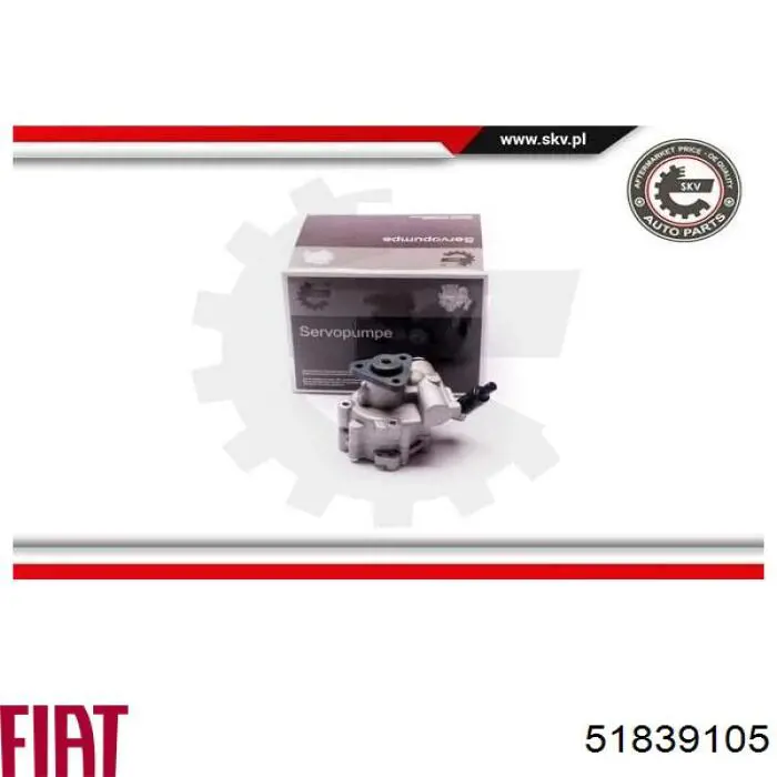 Bomba de dirección asistida  Fiat/Alfa/Lancia 51839105 precio, desde 56,63 EUR
