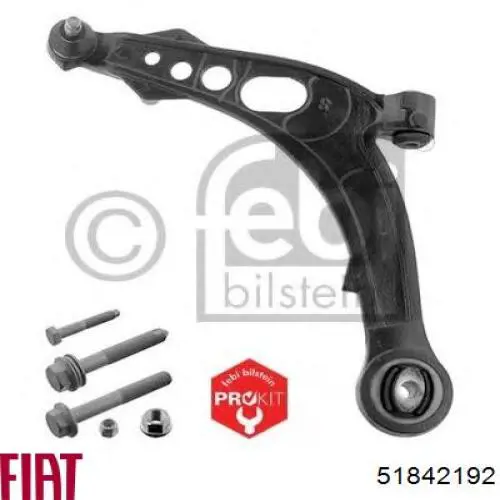 Brazo inferior izquierdo de la suspensión delantera Fiat/Alfa/Lancia 51842192 precio, desde 50,82 EUR