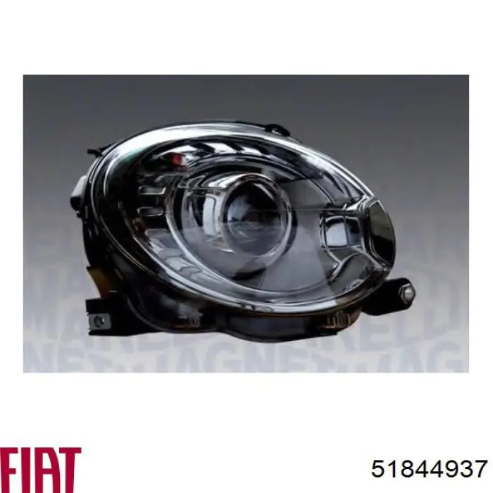 Faro izquierdo 51844937 Fiat/Alfa/Lancia