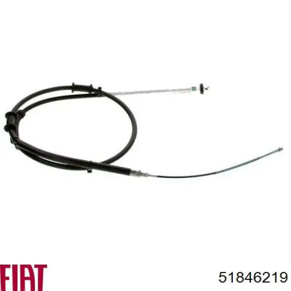 51846219 Fiat/Alfa/Lancia cable de freno de mano trasero derecho