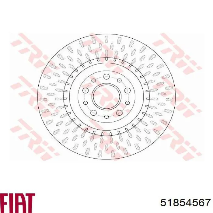 Frenos delanteros Fiat/Alfa/Lancia 51854567 precio, desde 41,29 EUR
