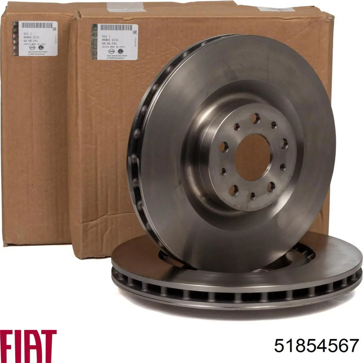 Disco de freno delantero Fiat/Alfa/Lancia 51854567