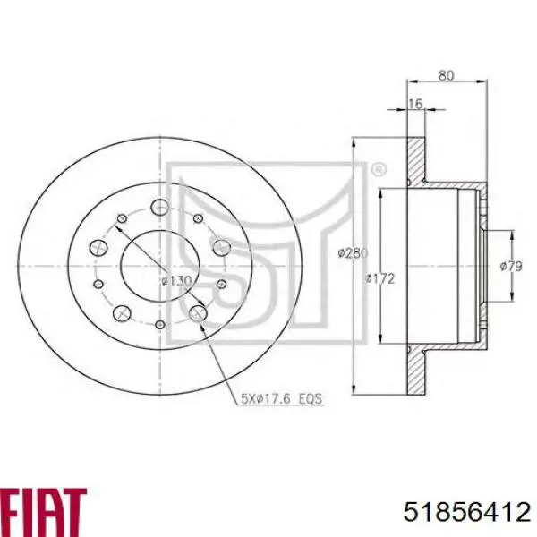 51856412 Fiat/Alfa/Lancia