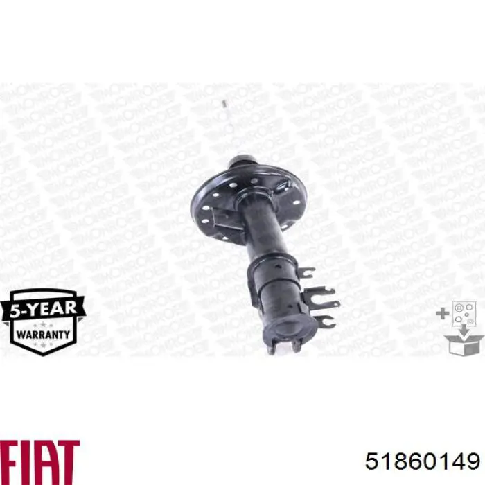 Amortiguador eje delantero izquierda Fiat/Alfa/Lancia 51860149