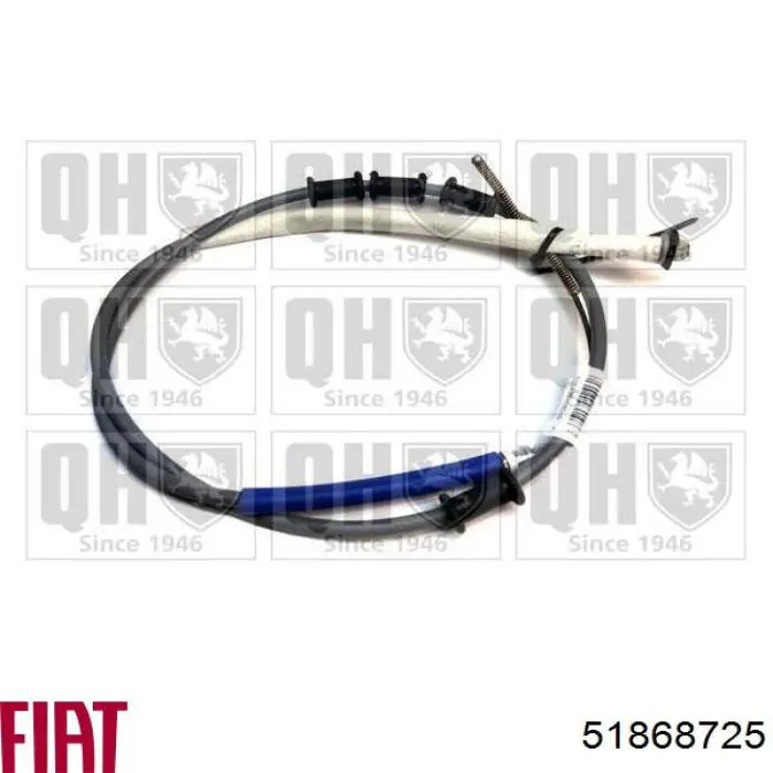 51868725 Fiat/Alfa/Lancia cable de freno de mano trasero derecho/izquierdo