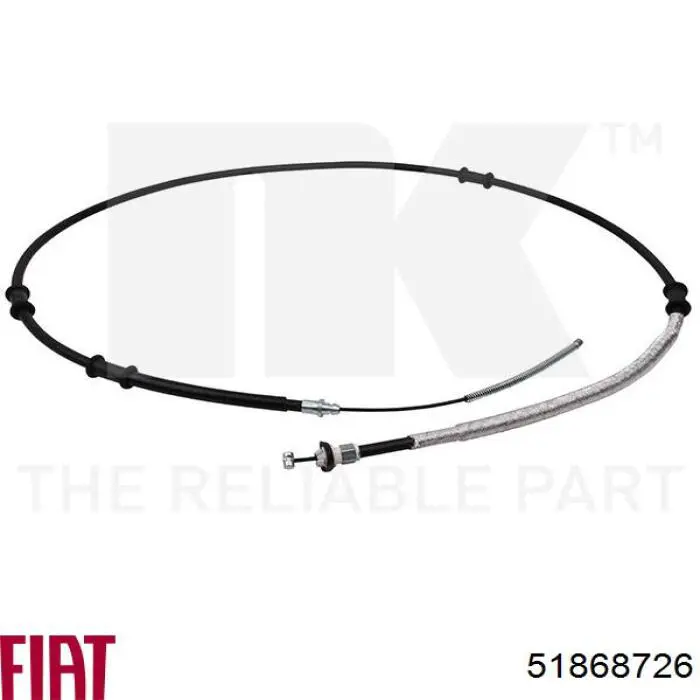 Cable de freno de mano trasero derecho/izquierdo 601009 Beca Cables