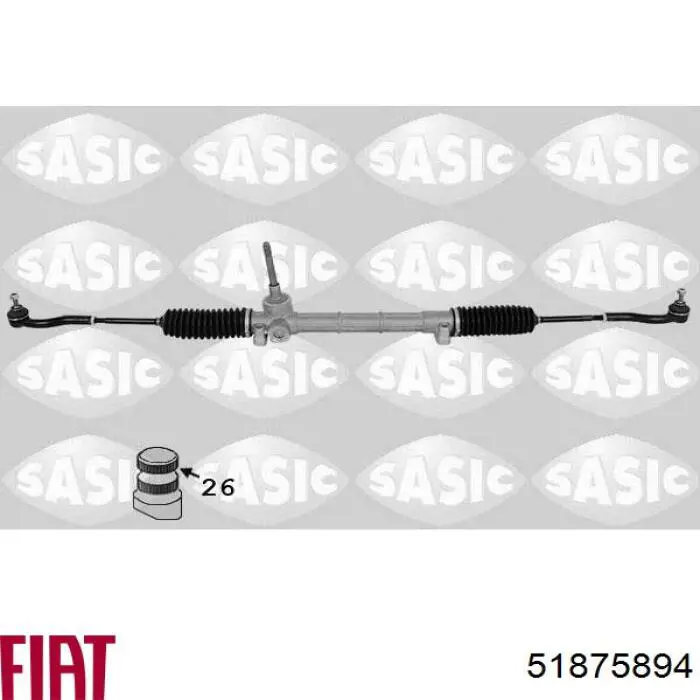 51875894 Fiat/Alfa/Lancia Cremallera caja de direccion