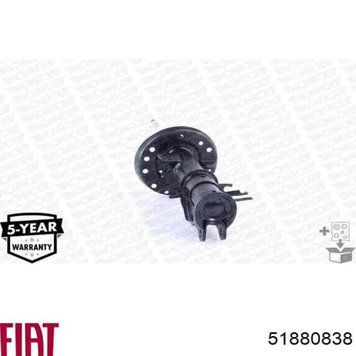 Amortiguador delantero derecho 51880838 Fiat/Alfa/Lancia