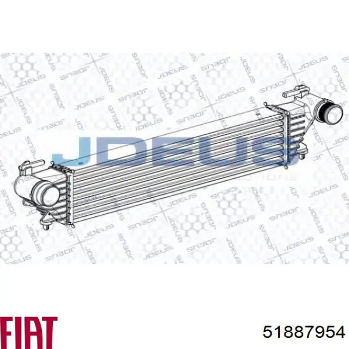 Comprar 51887954 Fiat/Alfa/Lancia Turbo intercooler
