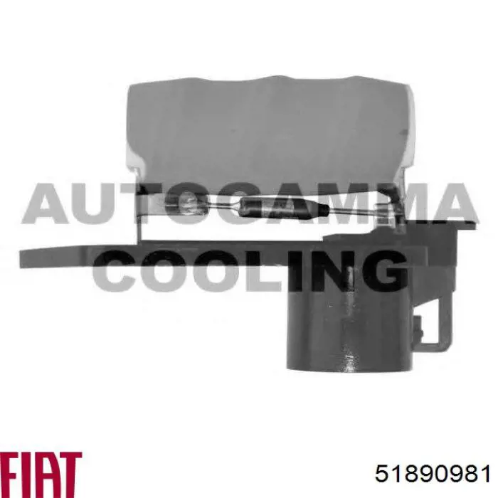 Regulador de velocidad del ventilador de refrigeración (unidad de control) Fiat/Alfa/Lancia 51890981 precio, desde 15,23 EUR