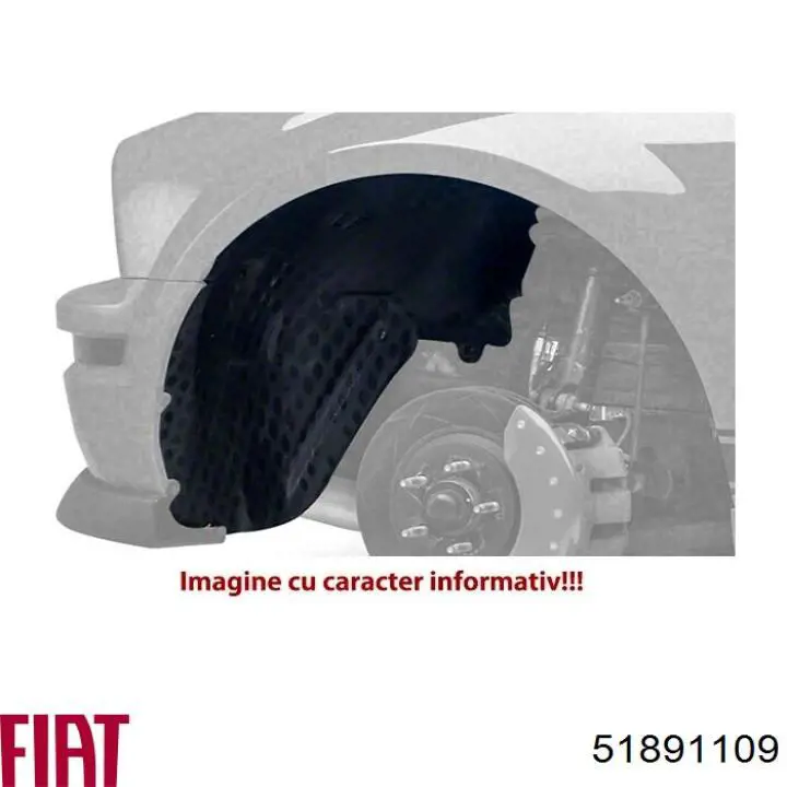 Comprar 51940059 Fiat/Alfa/Lancia Paso de rueda delantero derecho