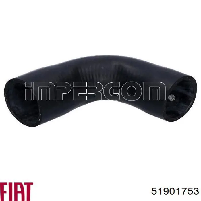 51901753 Fiat/Alfa/Lancia tubo flexible de aire de sobrealimentación inferior izquierdo