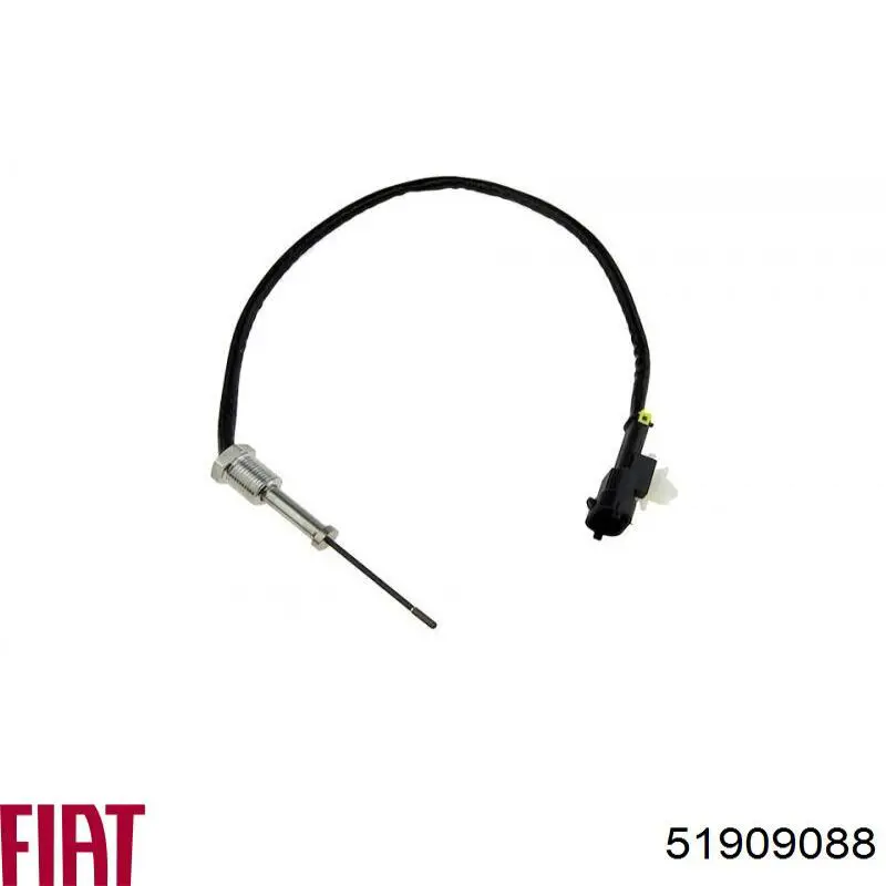 Sensor de temperatura de gases de escape antes del filtro de partículas 51909088 Fiat/Alfa/Lancia