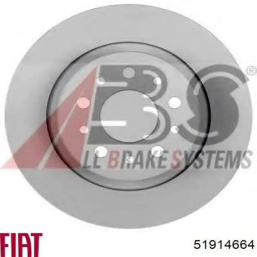 Comprar 51914664 Fiat/Alfa/Lancia Disco de freno trasero