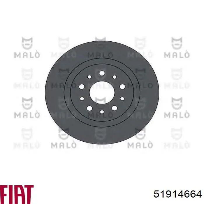51914664 Fiat/Alfa/Lancia Freno de disco trasero
