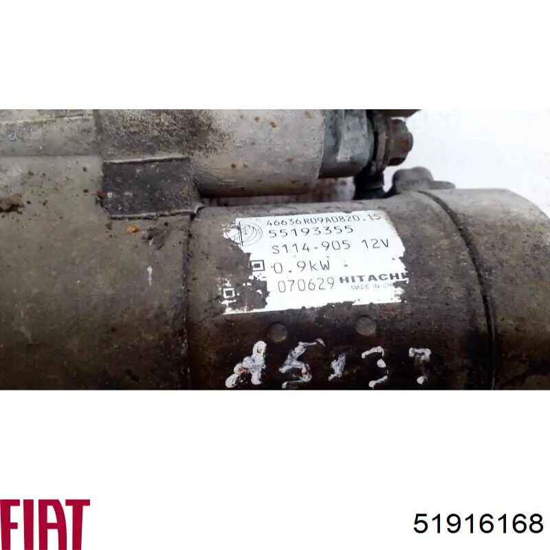 Motor de arranque 0001170403 Ford