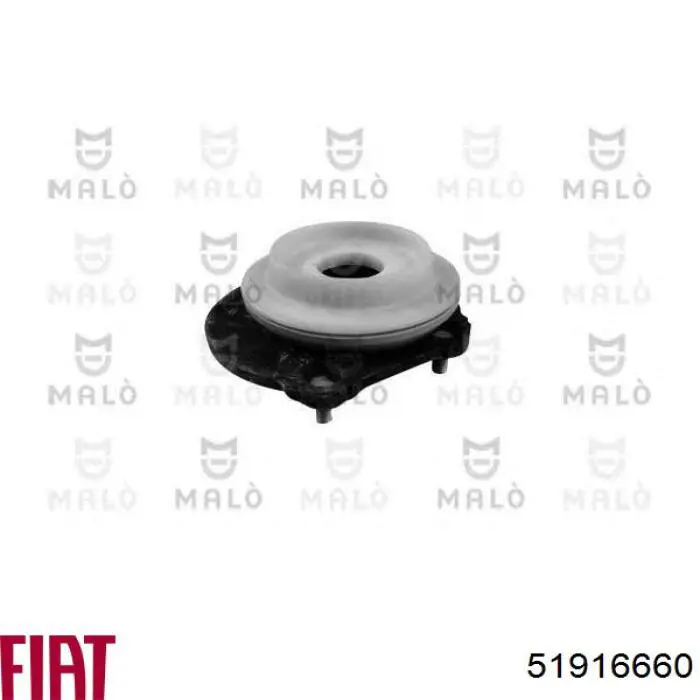 Soporte del amortiguador delantero izquierdo 51916660 Fiat/Alfa/Lancia