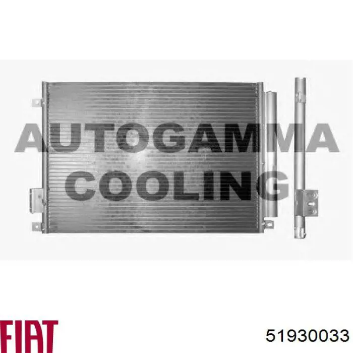 51930033 Fiat/Alfa/Lancia condensador aire acondicionado