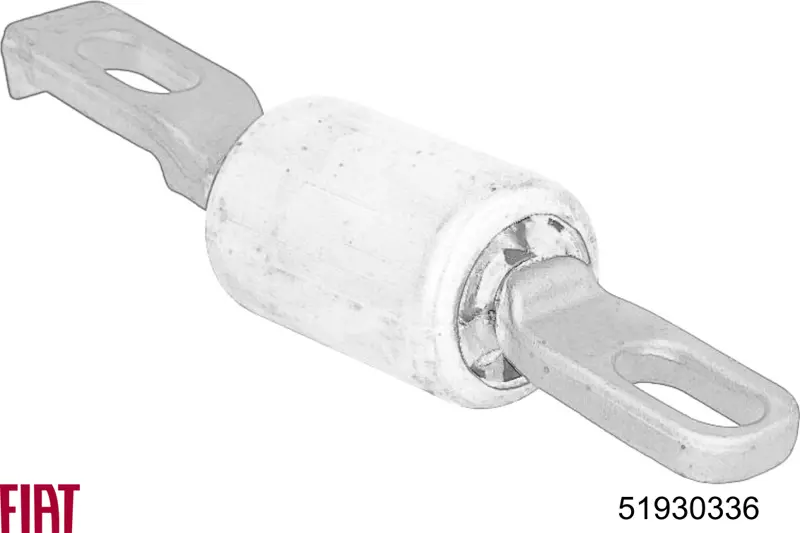 Buje delantero del brazo longitudinal trasero 51930336 Fiat/Alfa/Lancia