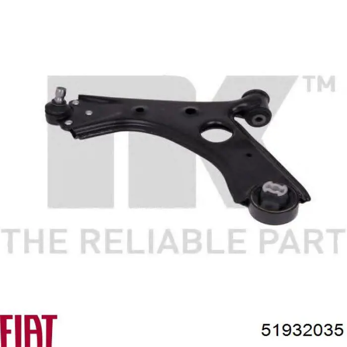 Comprar 51932035 Fiat/Alfa/Lancia Brazo inferior izquierdo de la suspensión delantera