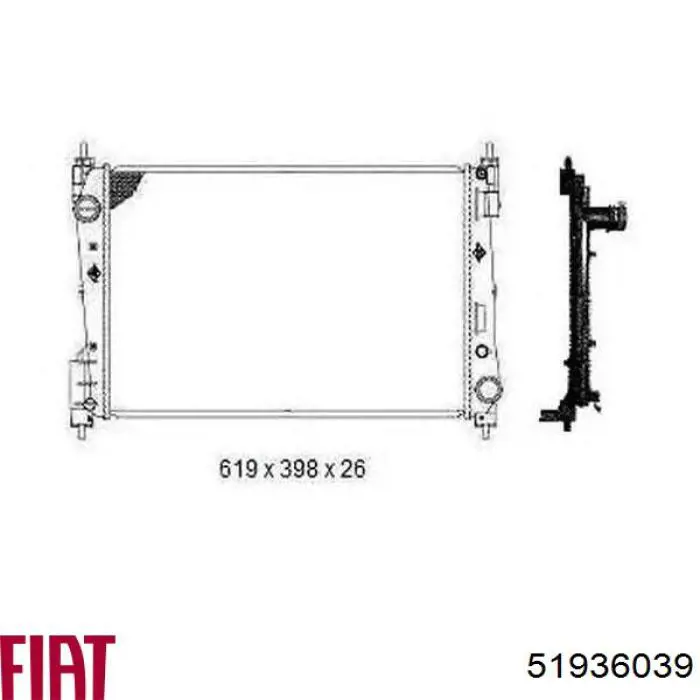 Água radiador Fiat/Alfa/Lancia 51936039 precio, desde 92,65 EUR