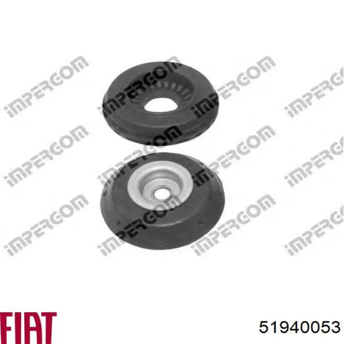 Soporte amortiguador delantero para Fiat Panda (312, 519)