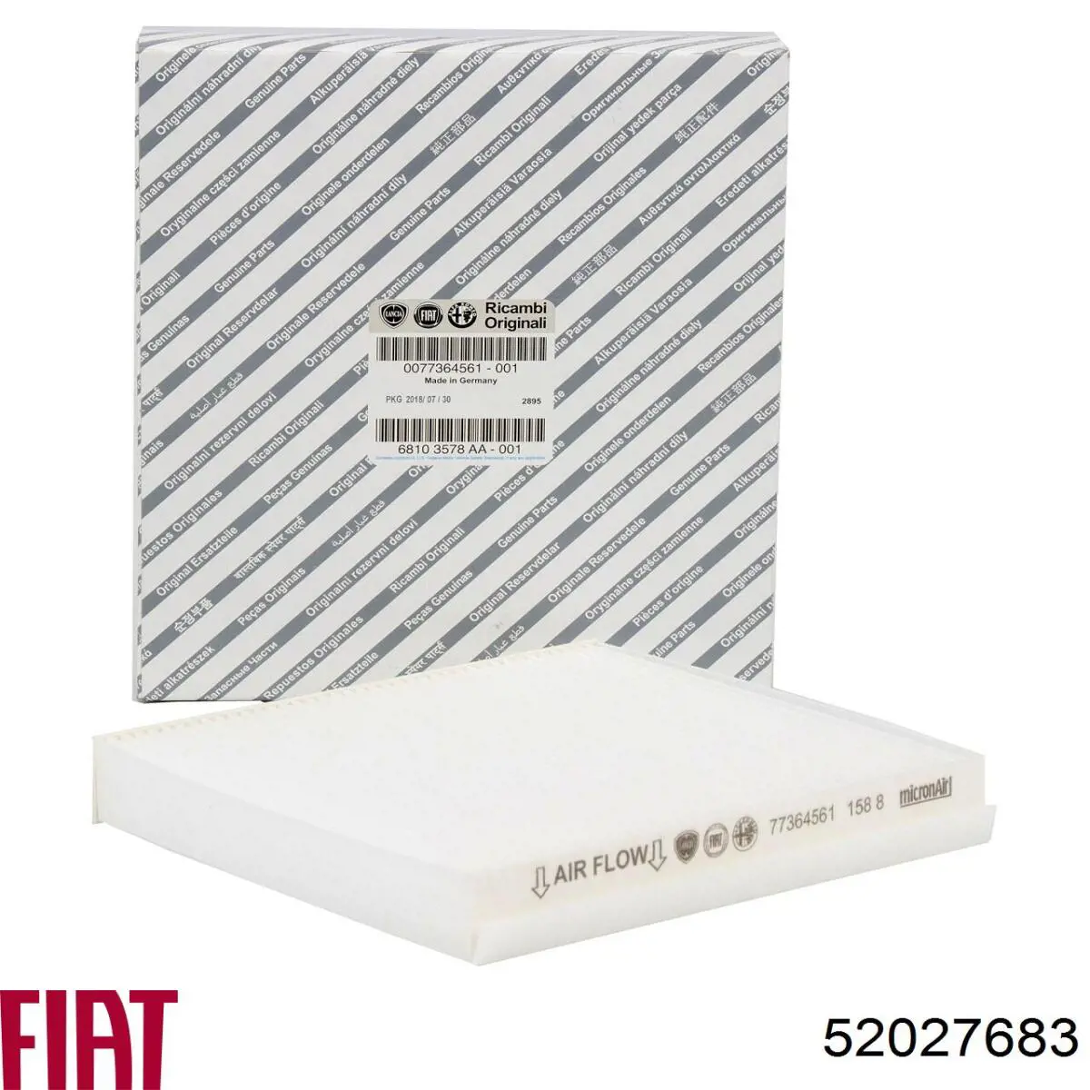 El filtro de aire Fiat/Alfa/Lancia 52027683 precio, desde 13,86 EUR