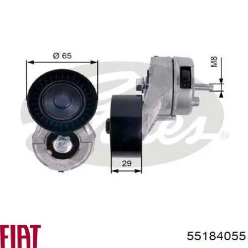 534010920 LUK Tensor de correa de alternador