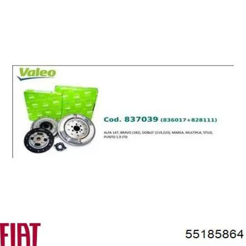 Comprar 55209116 Fiat/Alfa/Lancia Volante de inercia