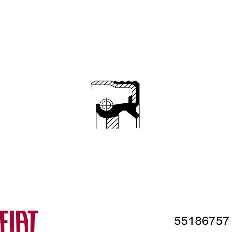 Comprar 55186757 Fiat/Alfa/Lancia Retén de cigüeñal frontal