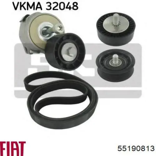 Tensor de correa poli V 55190813 Fiat/Alfa/Lancia